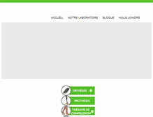 Tablet Screenshot of orthobourg.com